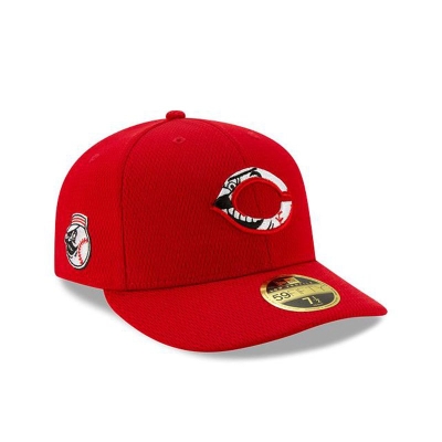 Sapca New Era Cincinnati Reds MLB Batting Practice Low Profile 59FIFTY Fitted - Rosii